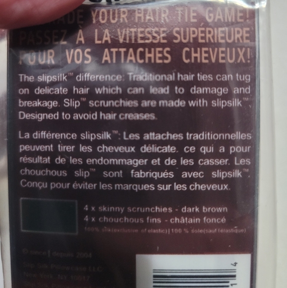 Slip Chocolate Brown Hair Scrunchies - Picture 8 of 8